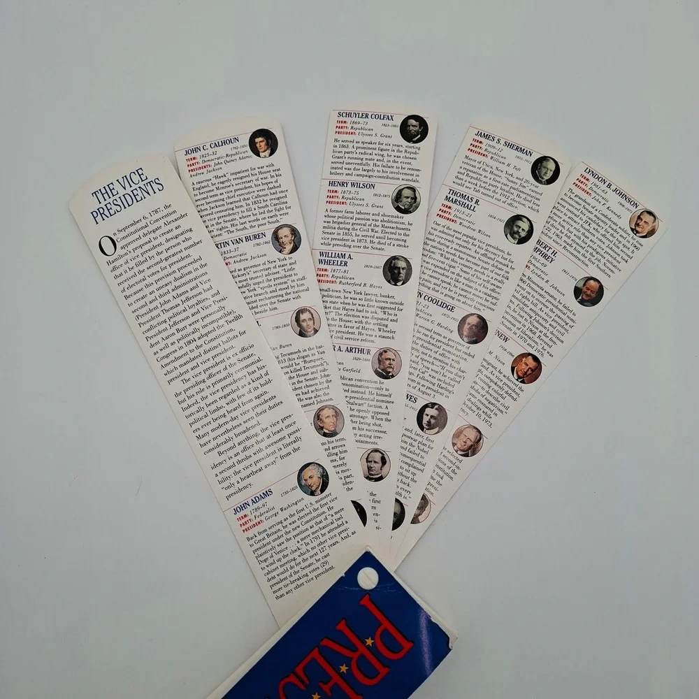 1998 Fandex Family Field Guides Presidents Washington to Clinton Complete Deck